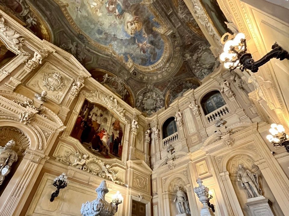 Interior of the The Palazzo Reale