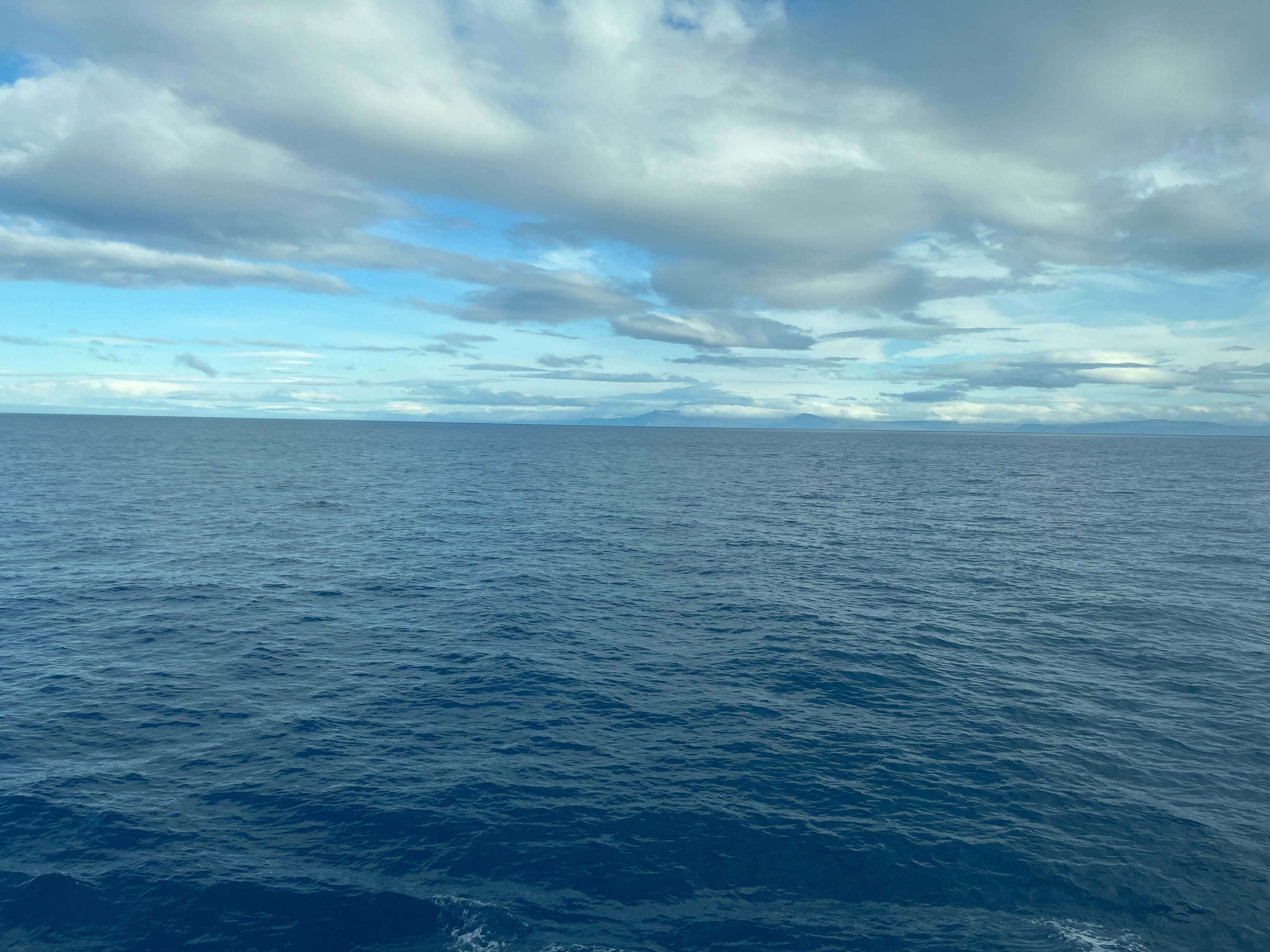 Water with cloudy sky above