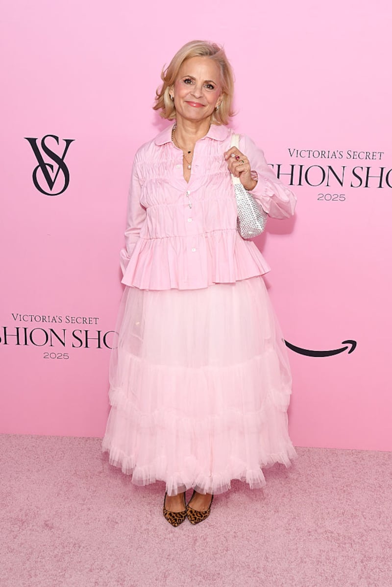 Amy Sedaris at the 2025 Victoria's Secret Fashion Show held at Steiner Studios on October 15, 2025 in New York, New York. (Photo by Kristina Bumphrey/Variety via Getty Images)