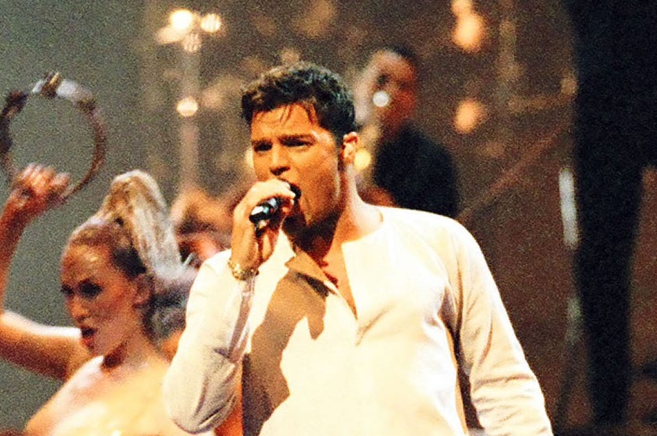 ricky martin vmas 1999