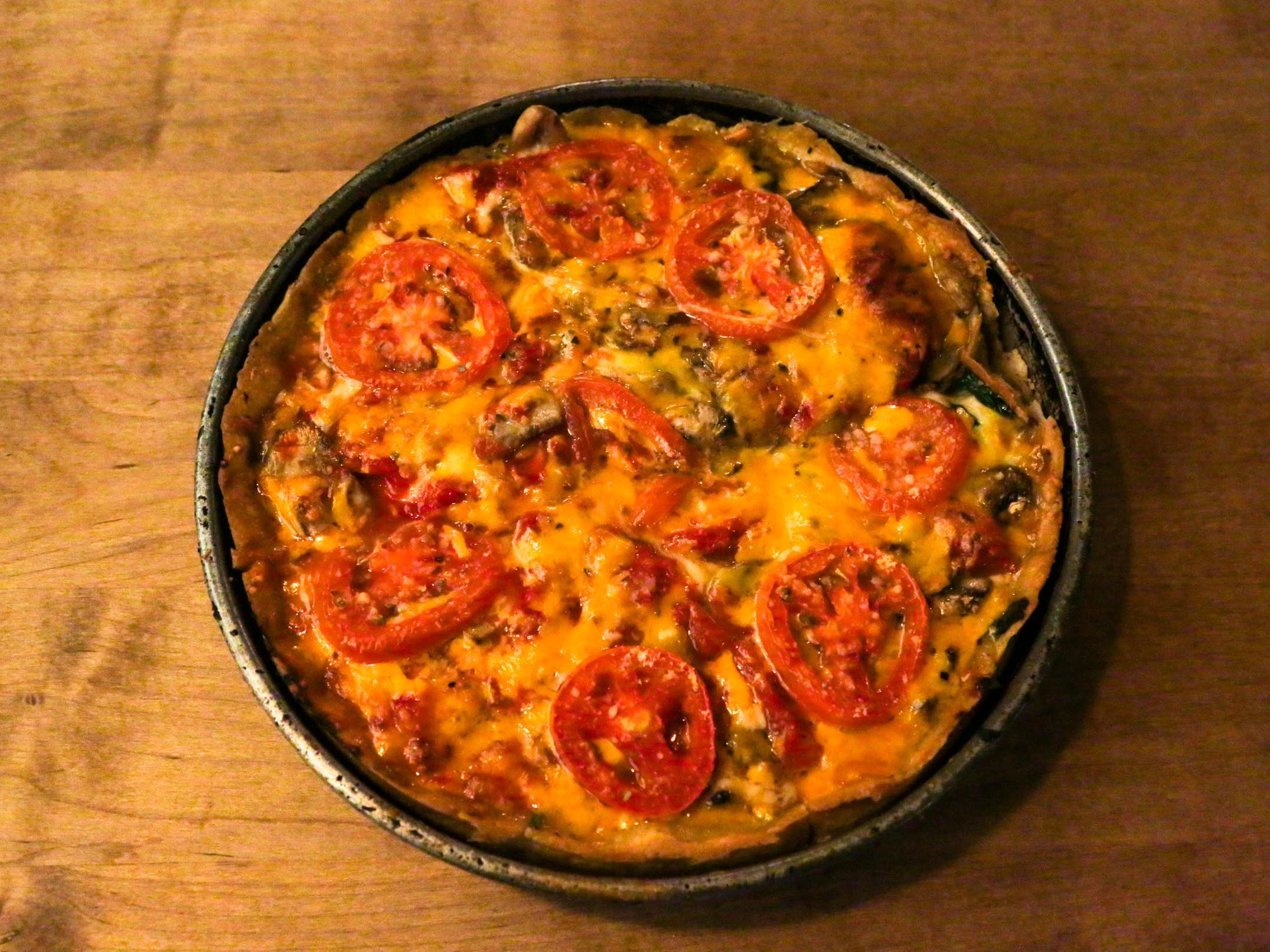 Lou Malnatis deep dish pizza