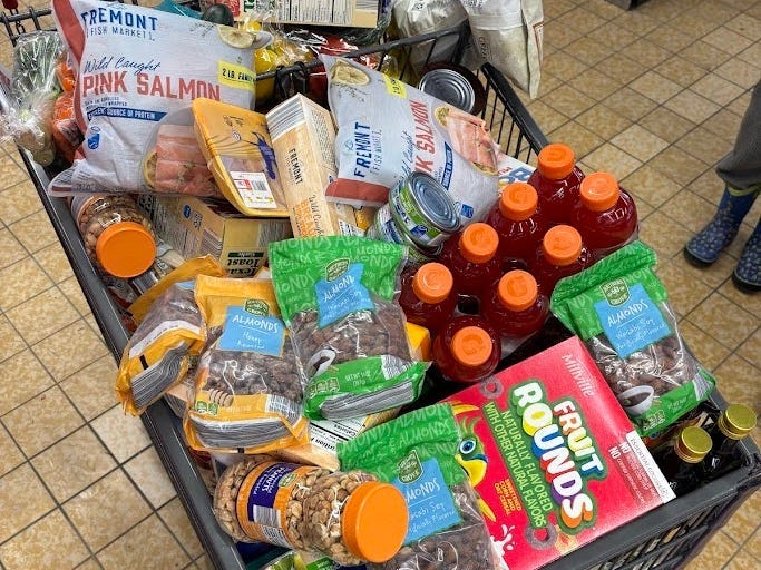 Full shopping cart