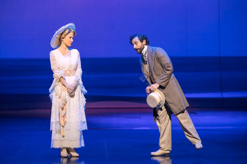 Caissie Levy and Brandon Uranowitz