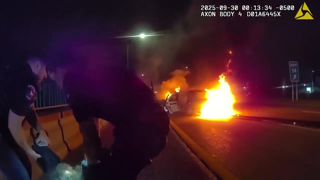 car fire
