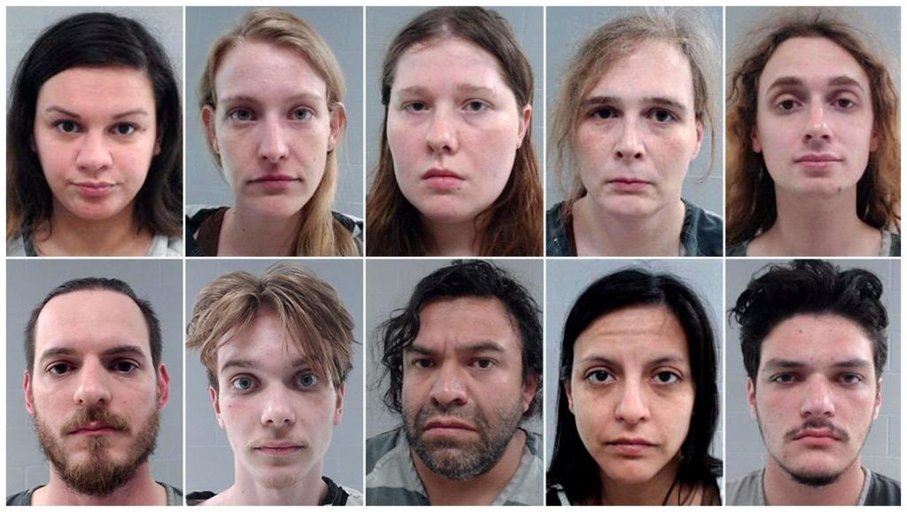 Ten people were originally charged in the July 4 attack on the Texas ICE facility.