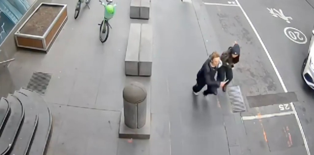 Dural took off running leaving Lai bleeding on the street.