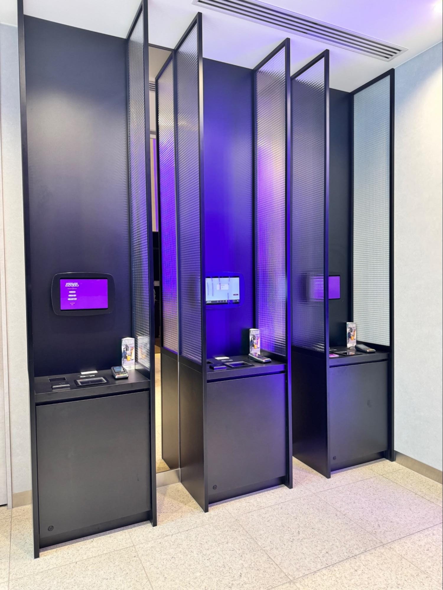 mission control check in kiosks