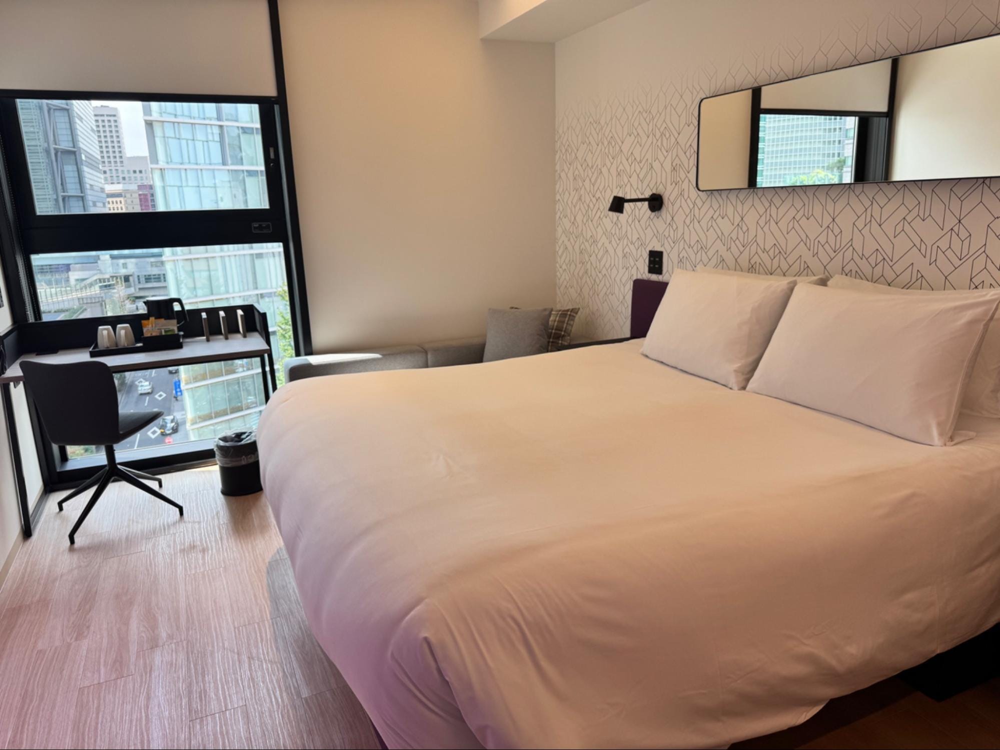 Yotel bedroom