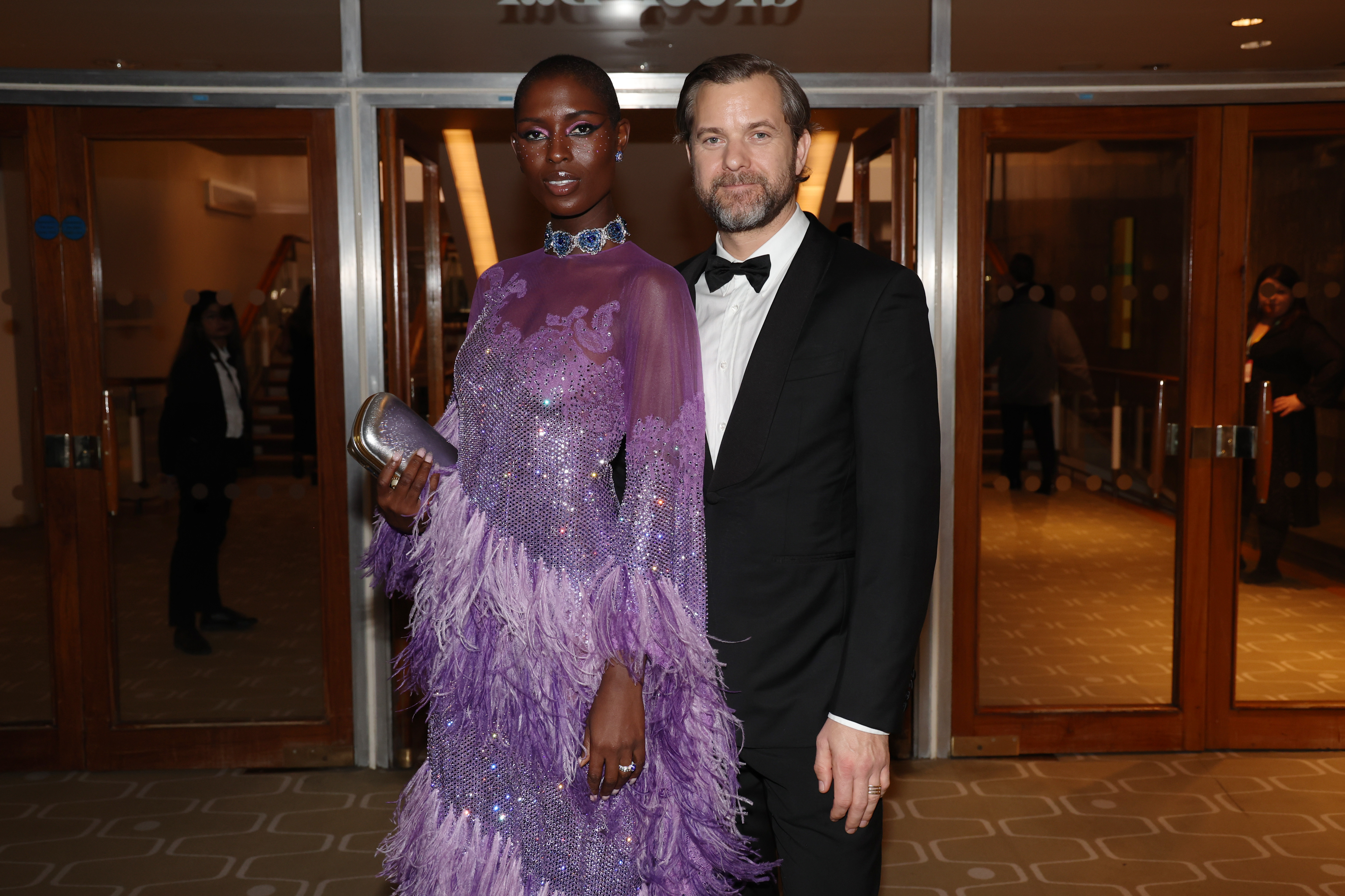 Jodie Turner-Smith and Joshua Jackson at the EE BAFTA Film Awards 2023.
