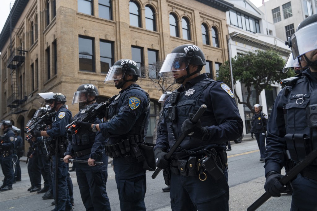 Local leaders in San Francisco took umbrage at the suggestion that National Guard troops were needed to combat crime.