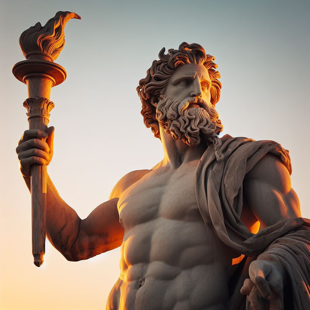 In Greek mythology, Prometheus is the Titan who stole fire from the gods and gave it to mankind.