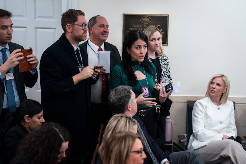 "I am definitely a supporter of President Trump," Castronuova, who calls herself a reporter, admitted in April.