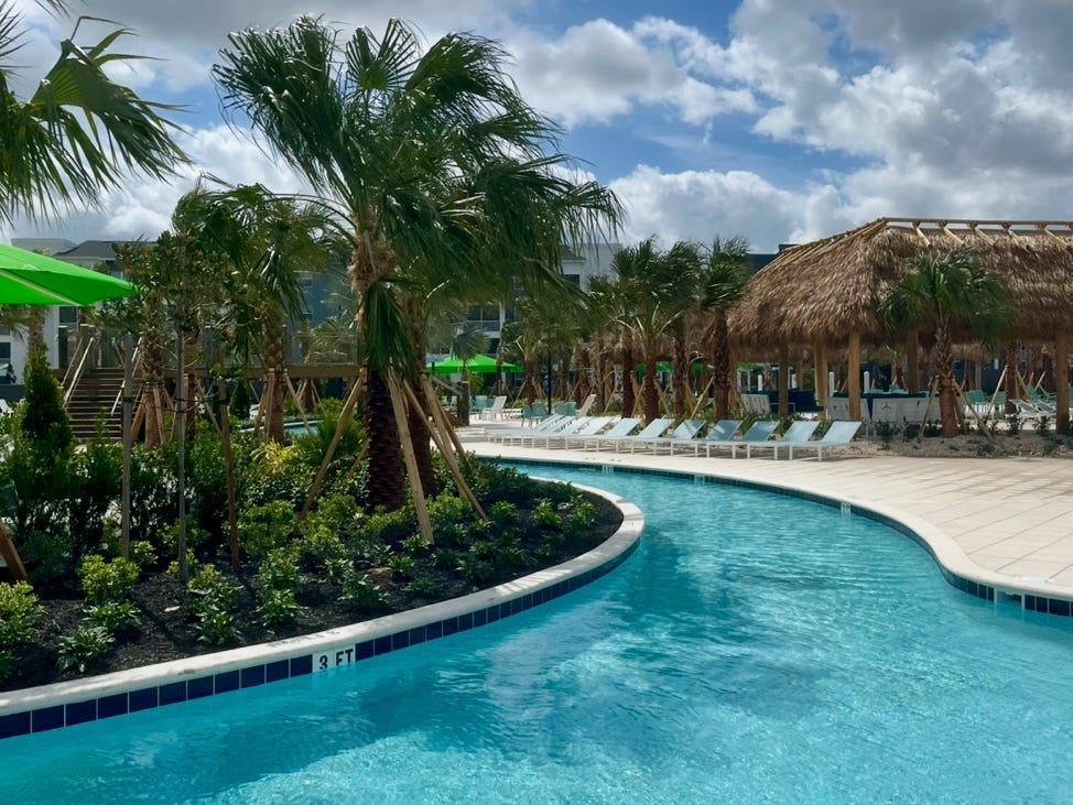 Lazy river in Villatel Orlando