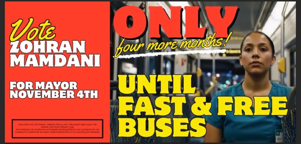 signsays until fast and free buses