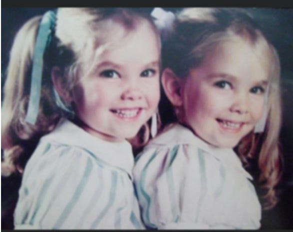 Identical twins as kids