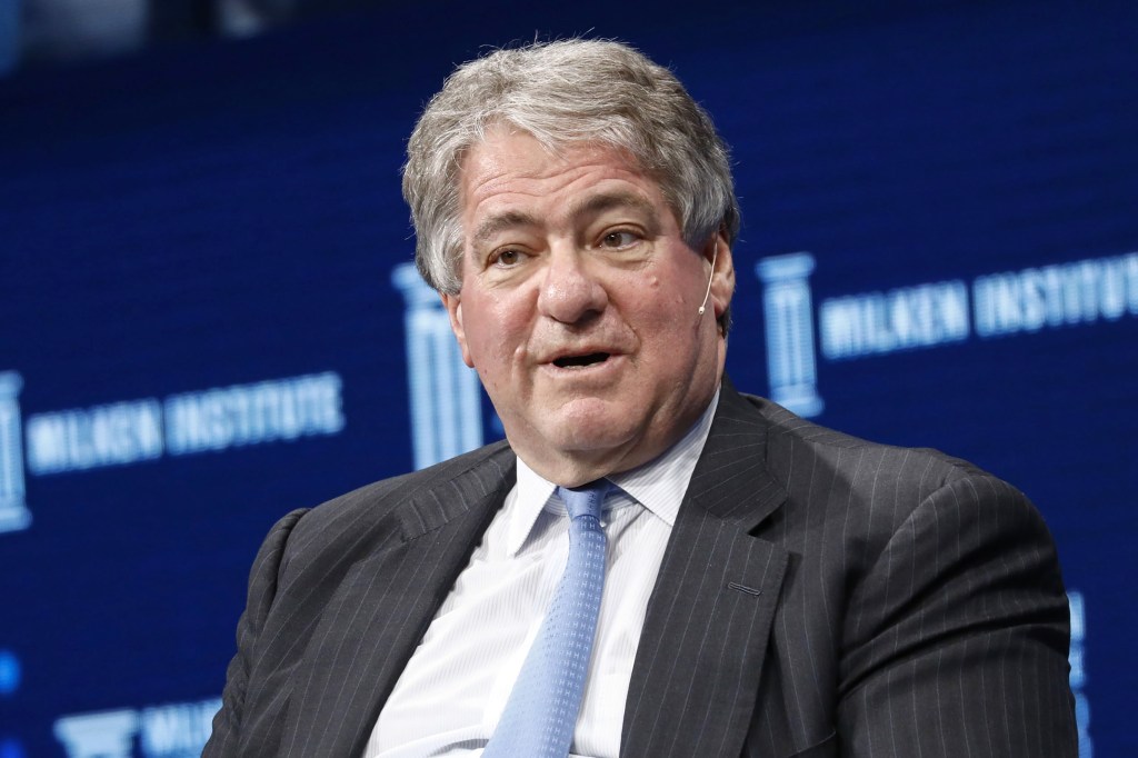 Leon Black, chairman and chief executive officer of Apollo Global Management LLC, at the Milken Institute Global Conference in Beverly Hills, California, U.S., on Tuesday, May 1, 2018. 