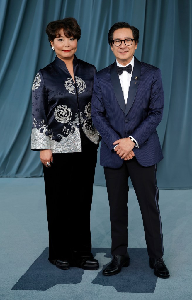 Echo Quan and Ke Huy Quan attend the 5th Annual Academy Museum Gala