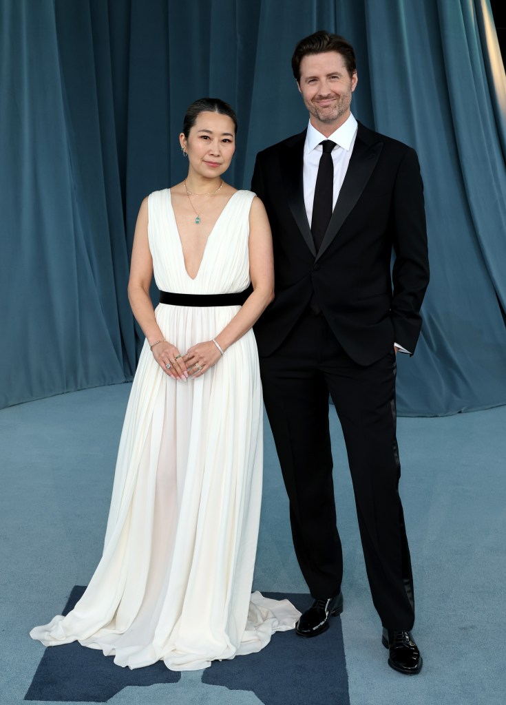 Maggie Kang and Chris Appelhans attend the 5th Annual Academy Museum Gala