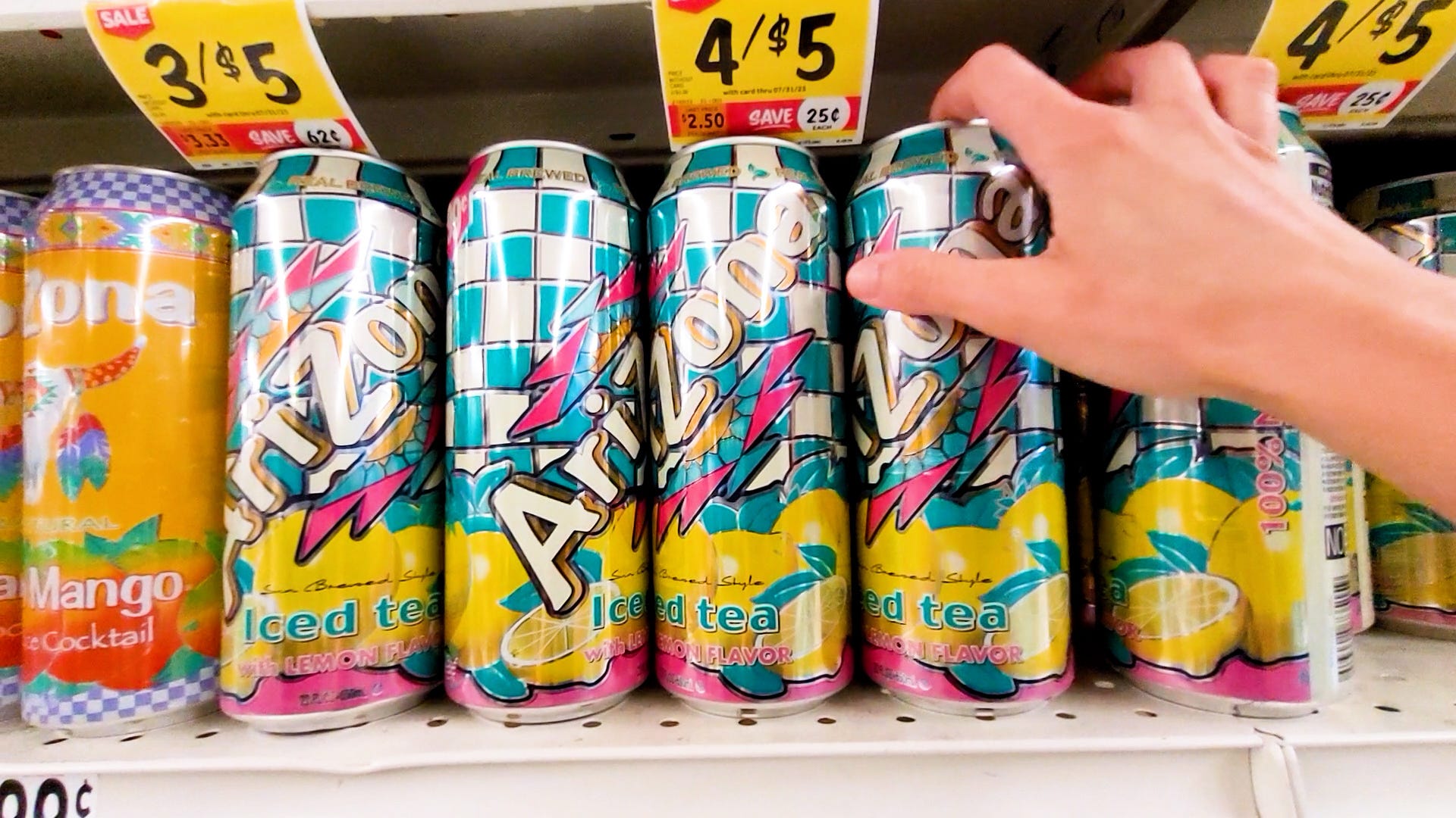 Arizona tea can