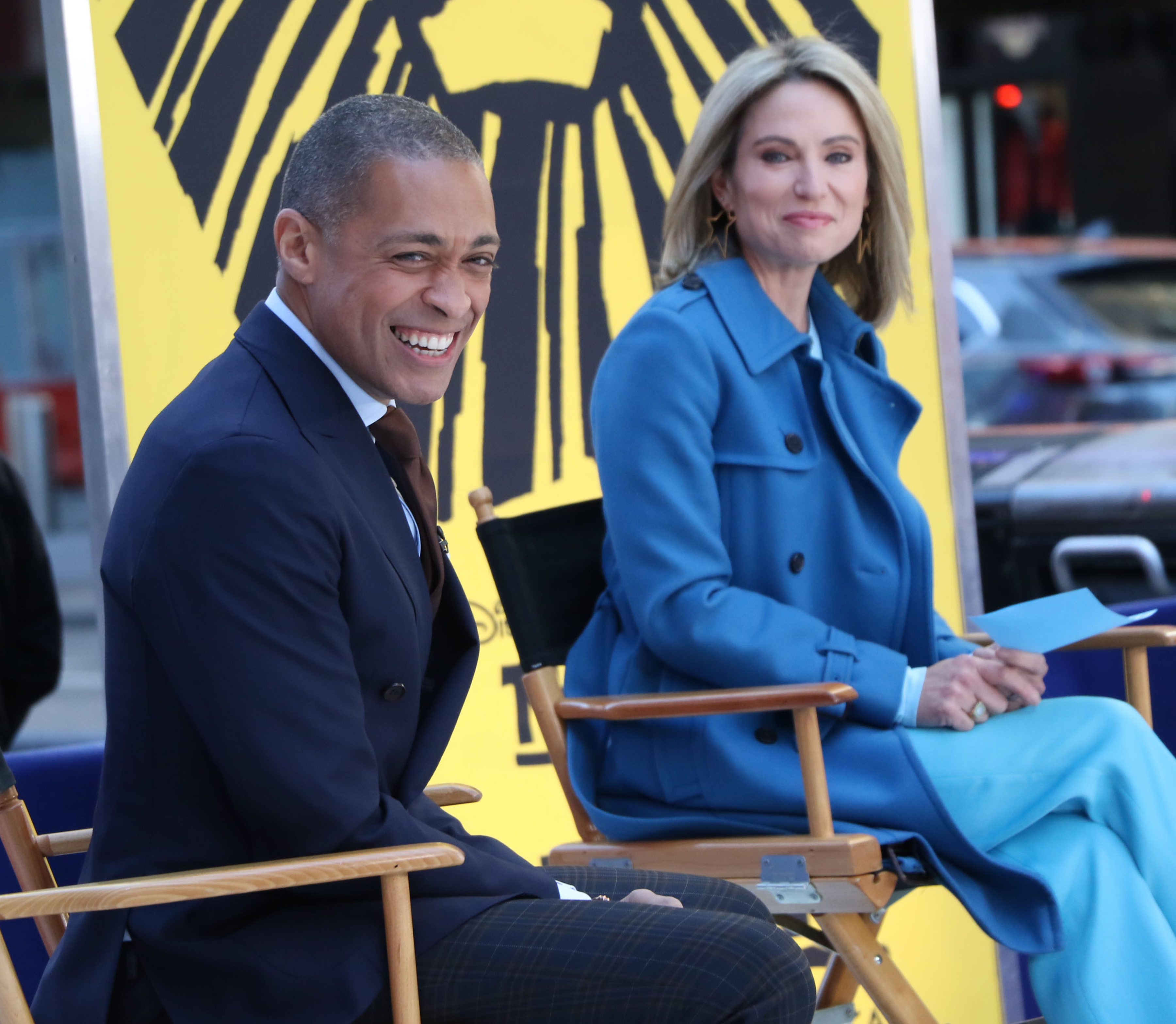 T.J. Holmes and Amy Robach