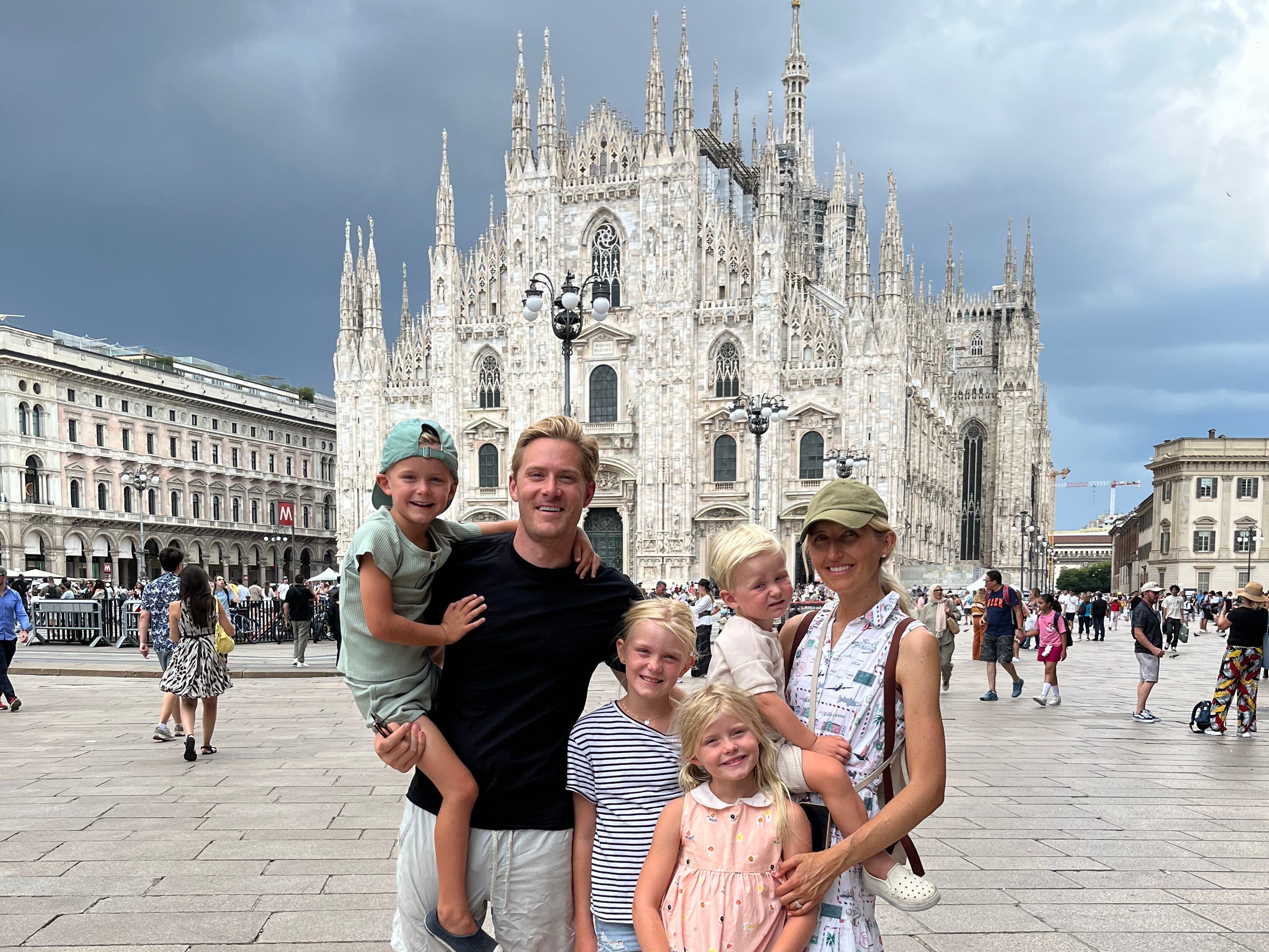 Family during a vacation