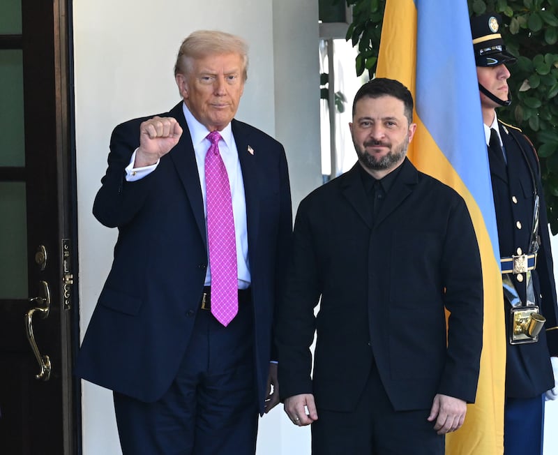 President Donald Trump met with Ukrainian President Volodymyr Zelensky at the White House on Friday, October 17, after speaking with Russian President Vladimir Putin by phone the day before.