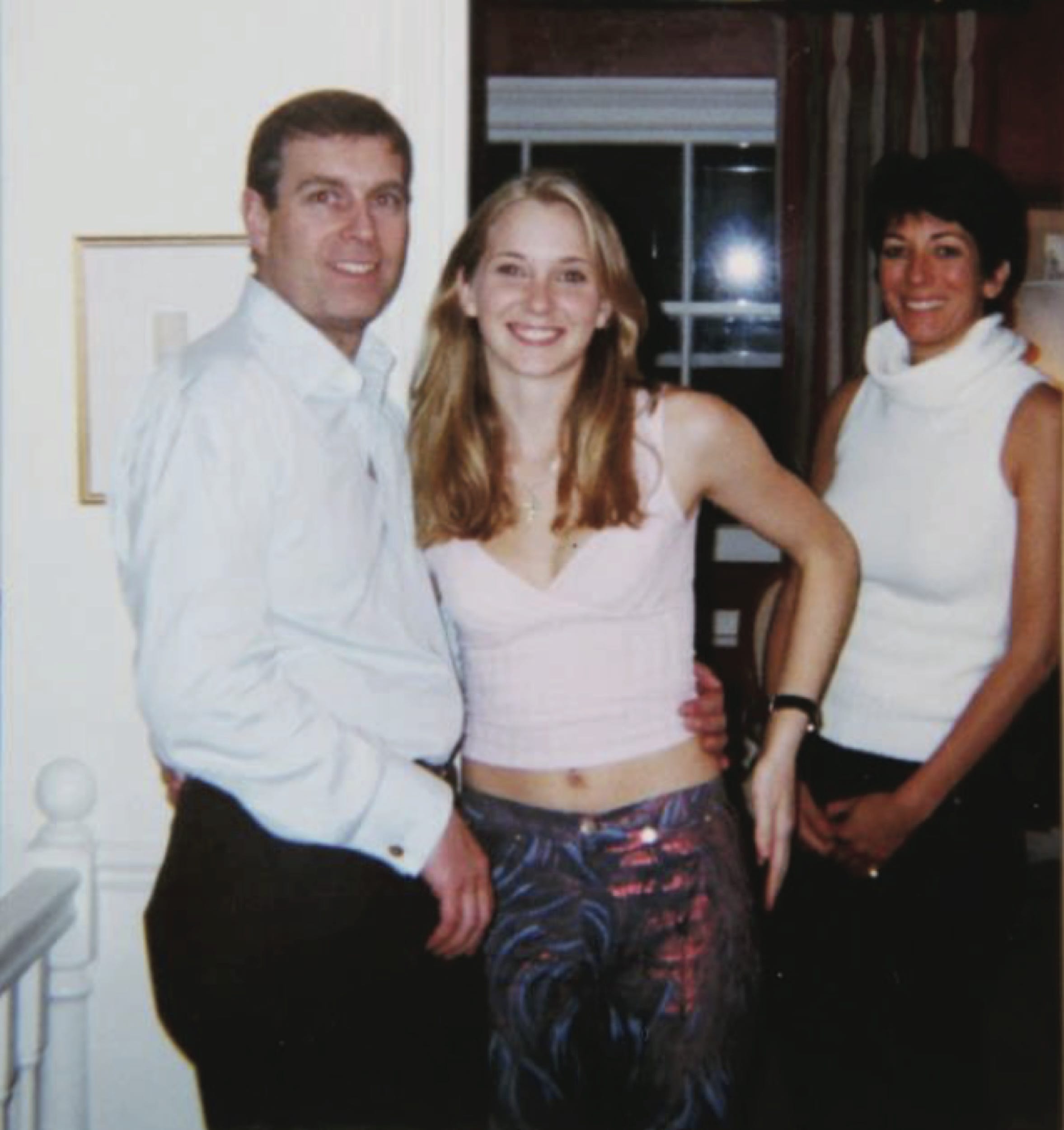 prince andrew virginia giuffre ghislaine maxwell photo