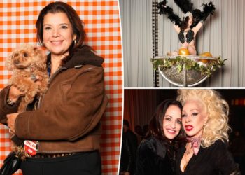 ‘The View’ host Ana Navarro parties with her pup, judges burgers, at NYC Wine and Food Festival