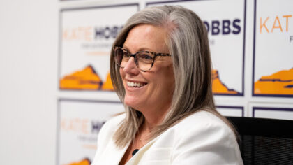 Arizona Gov. Katie Hobbs kicks off reelection campaign by touting 1st-term record