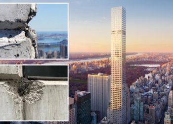 Experts fear notorious Billionaires’ Row supertall could rain ‘chunks of concrete’ on NYC if cracks not addressed: report