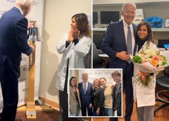 Joe Biden completes radiation treatment for aggressive prostate cancer: ‘Rung the bell!’