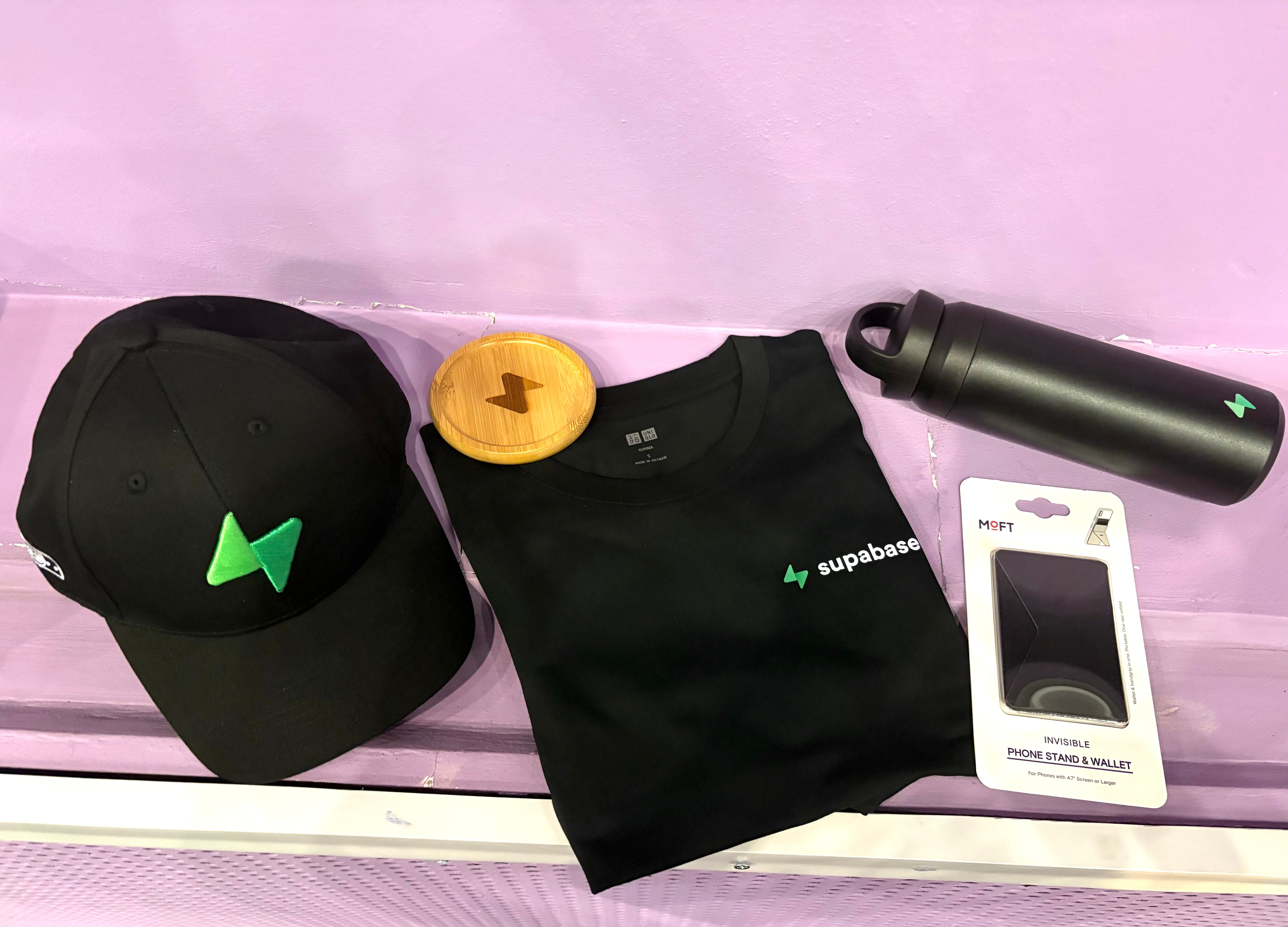 Merchandise from superbase