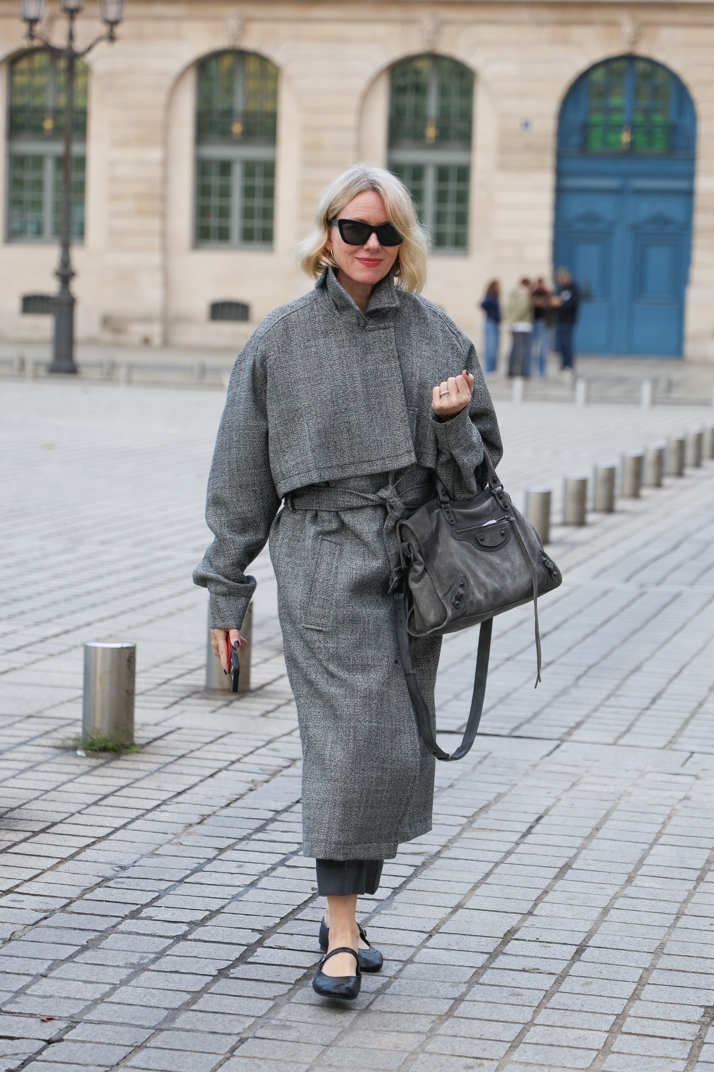 Naomi Watts takes a stylish stroll in Paris.