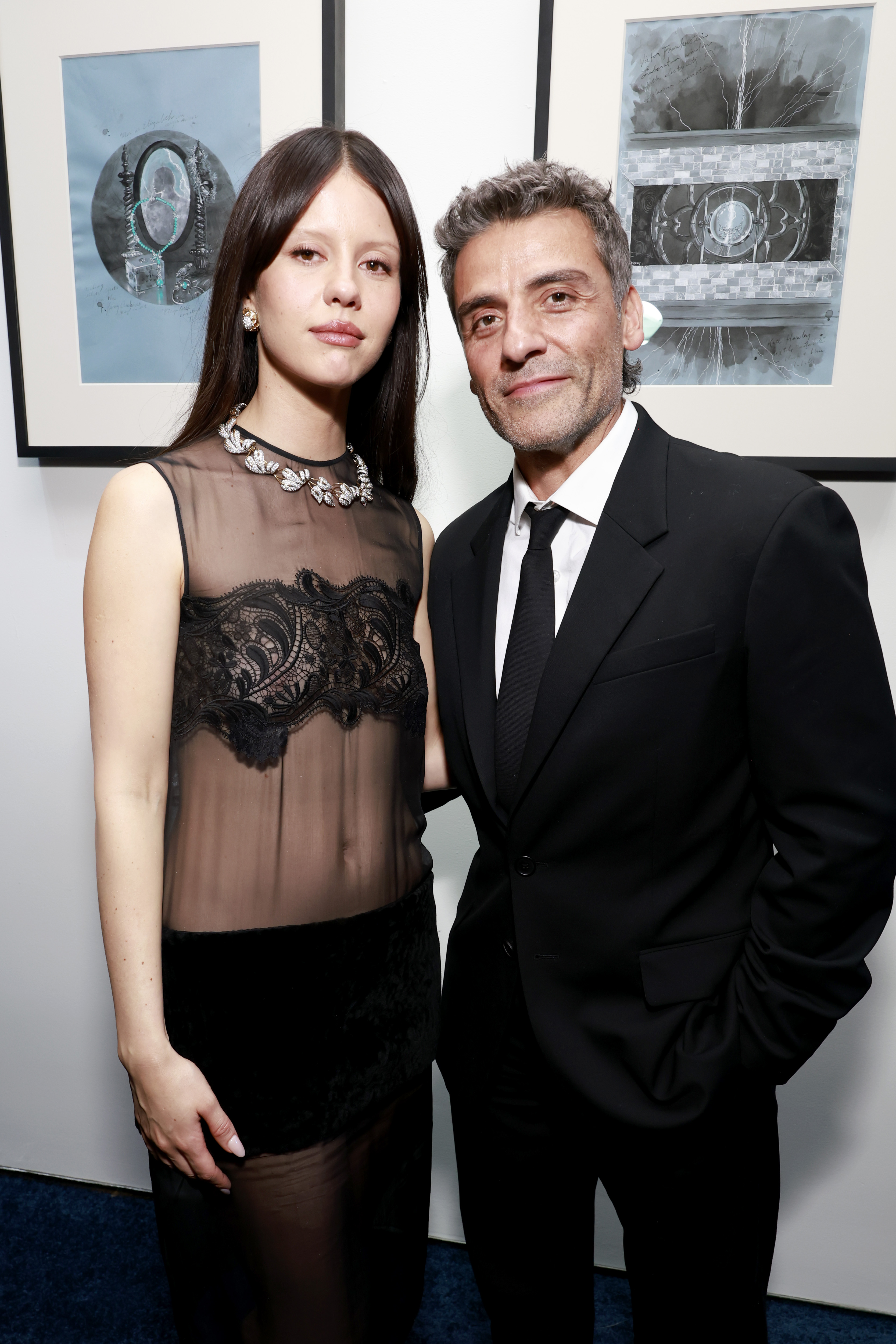 Mia Goth and Oscar Isaac attend Netflix's 