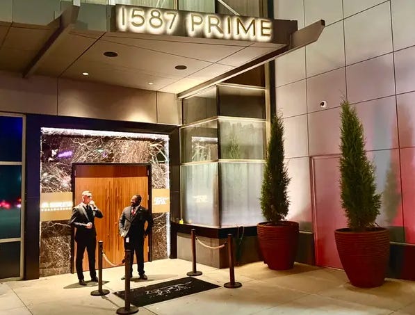 The entrance to the 