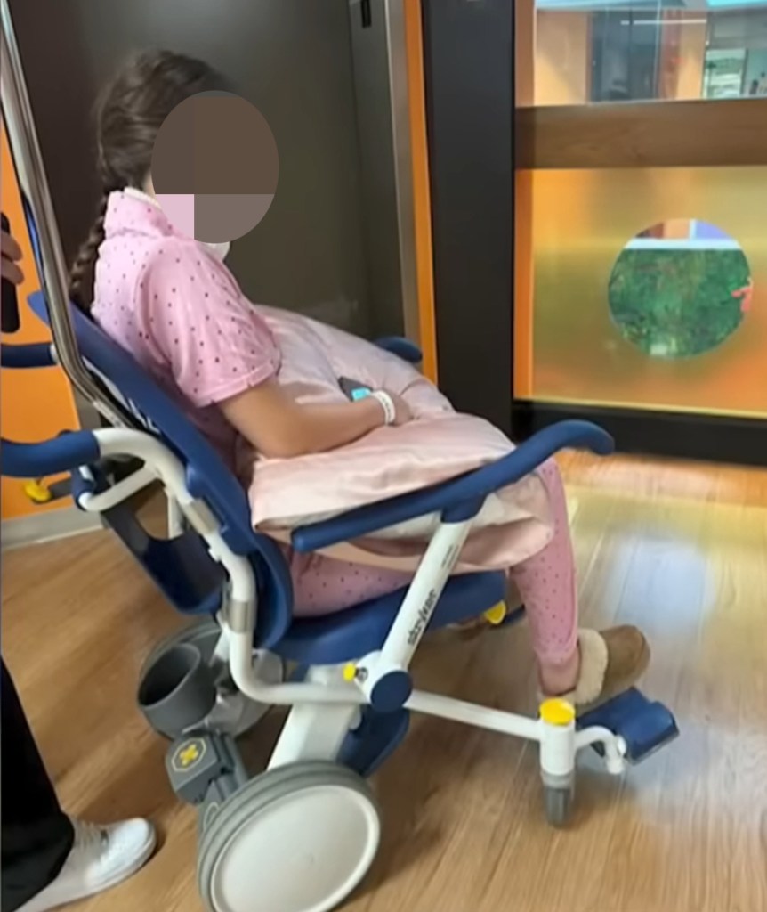 One of Butler's victims in the hospital.