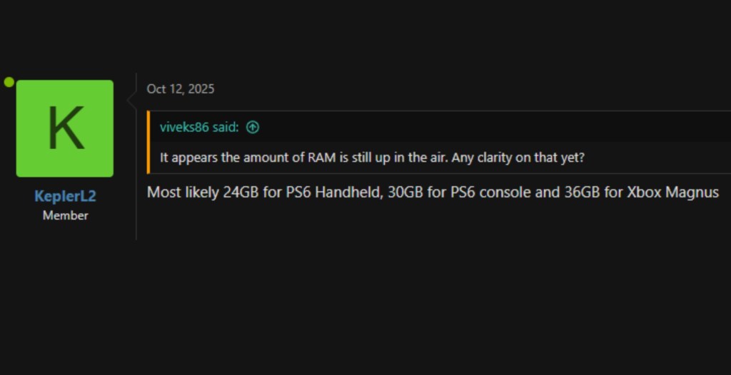 PS6 Specs Vs Xbox Magnus