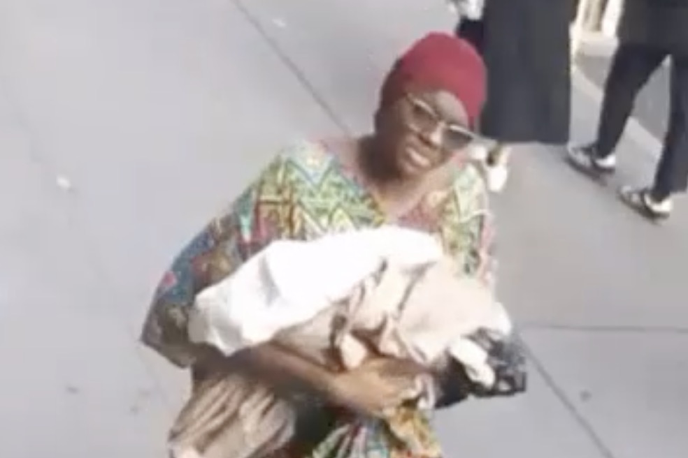 Assa Diawara, was filmed carrying a bundle wrapped in cloth before the baby was discovered at the subway station.