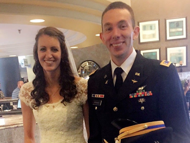 Couple getting married
