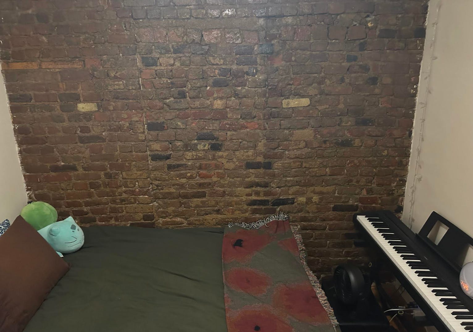 Sheldon Skoboloff's windowless new york city bedroom