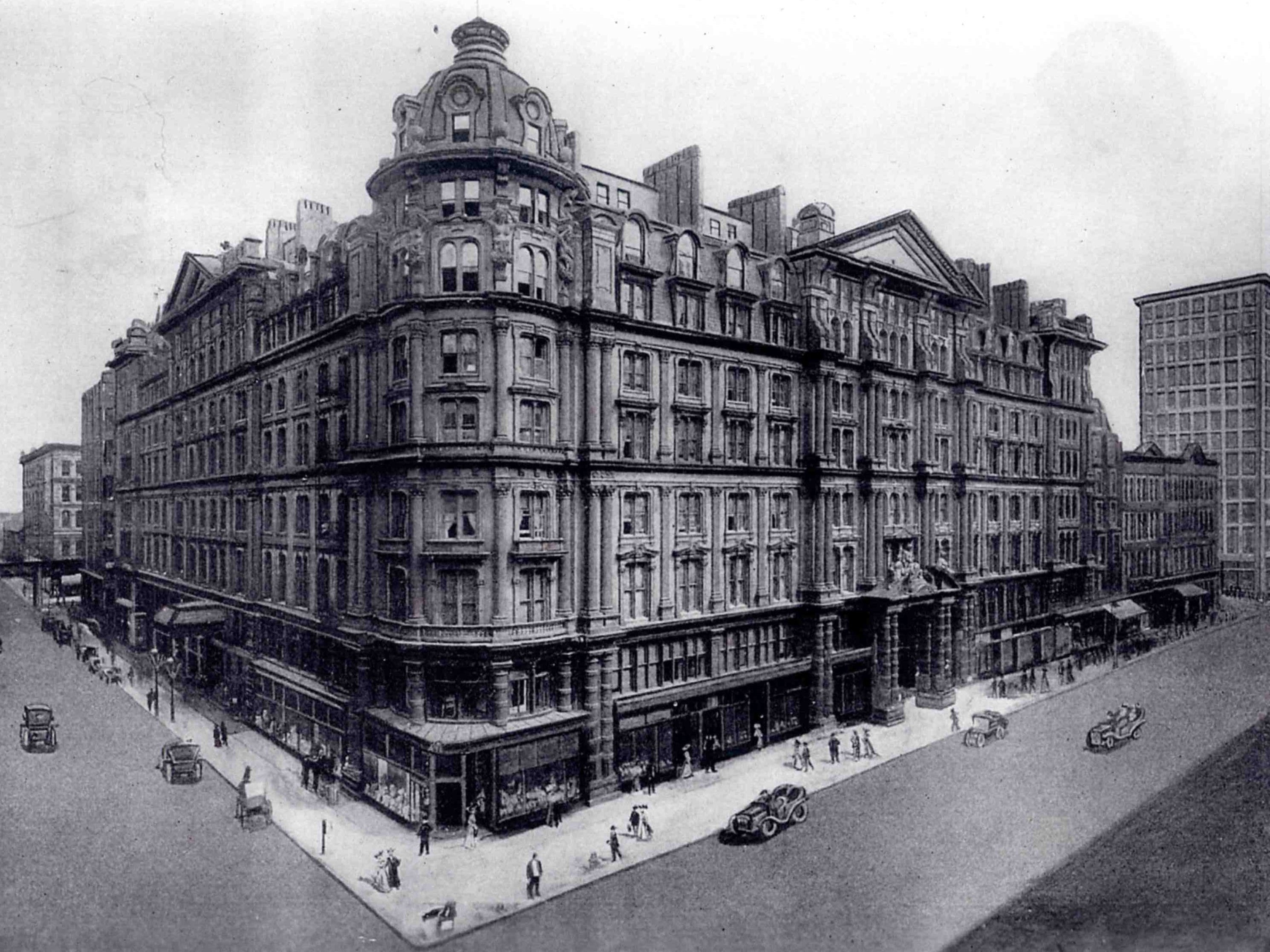 palmer house hotel exterior historical picture