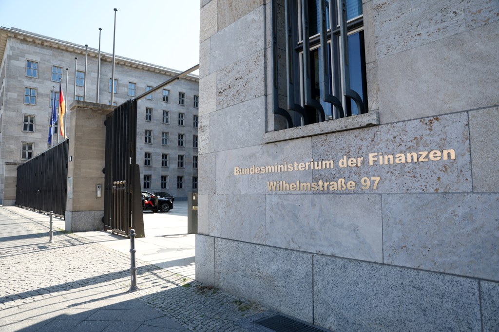 German Finance Ministry building in Berlin.