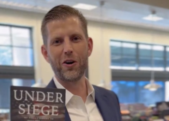 Eric Trump Shares Truly Disturbing AI Video to Hawk His Book
