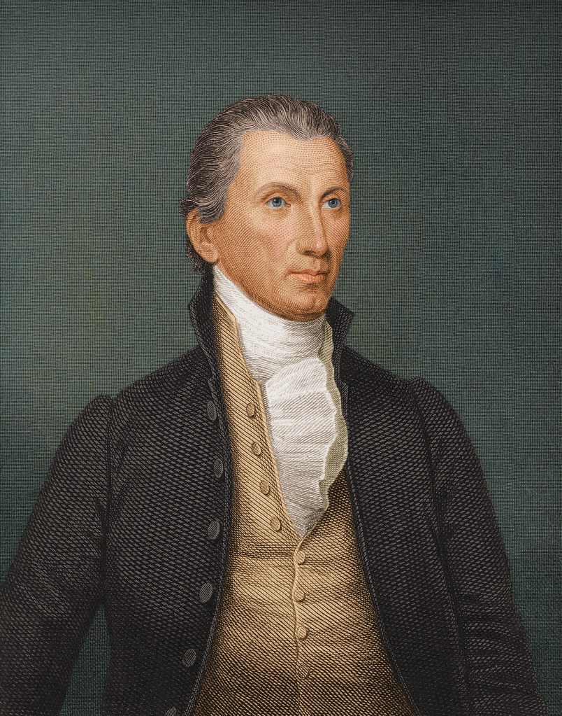 Illustration of James Monroe.