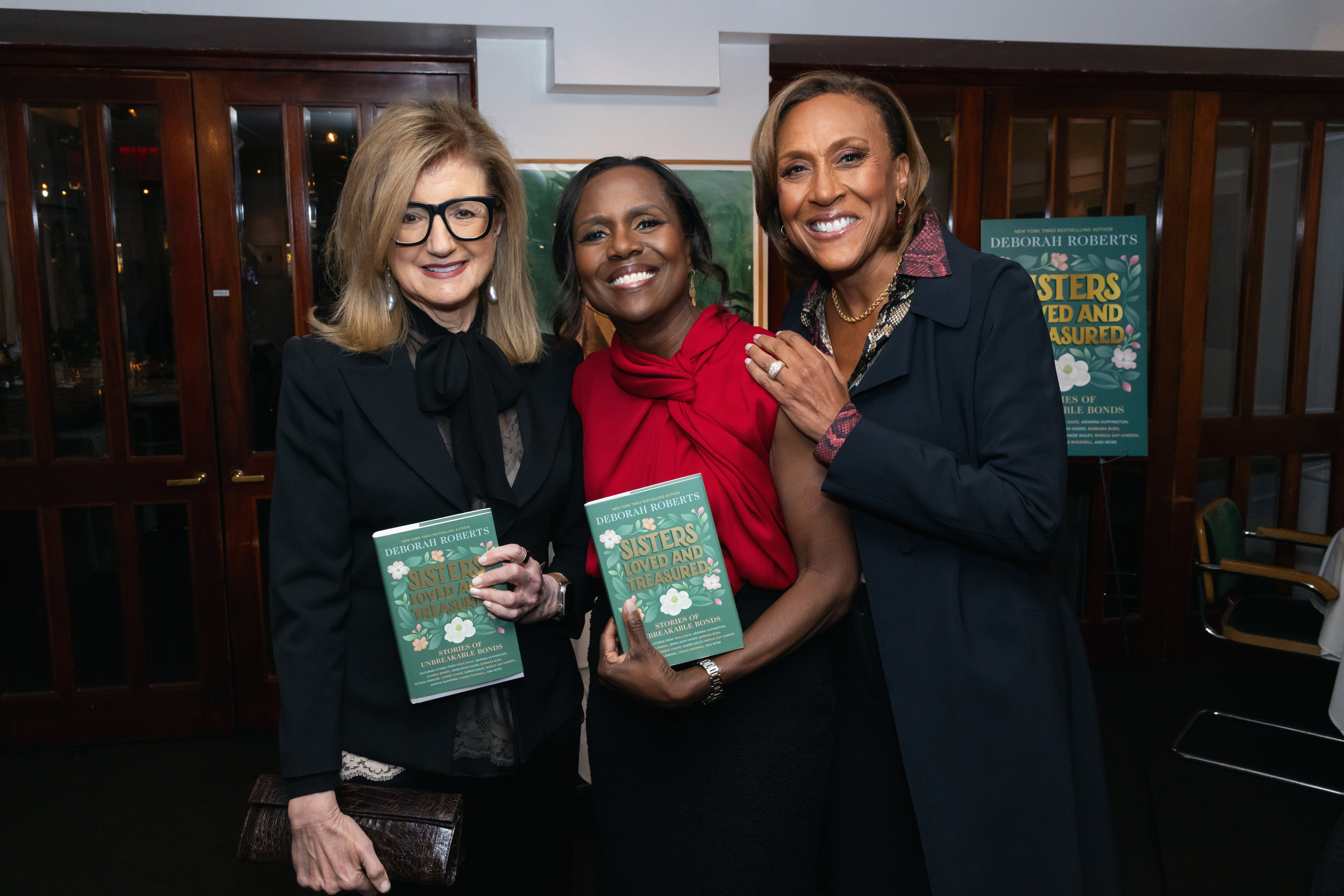 Arianna Huffington, Deborah Roberts, Robin Roberts