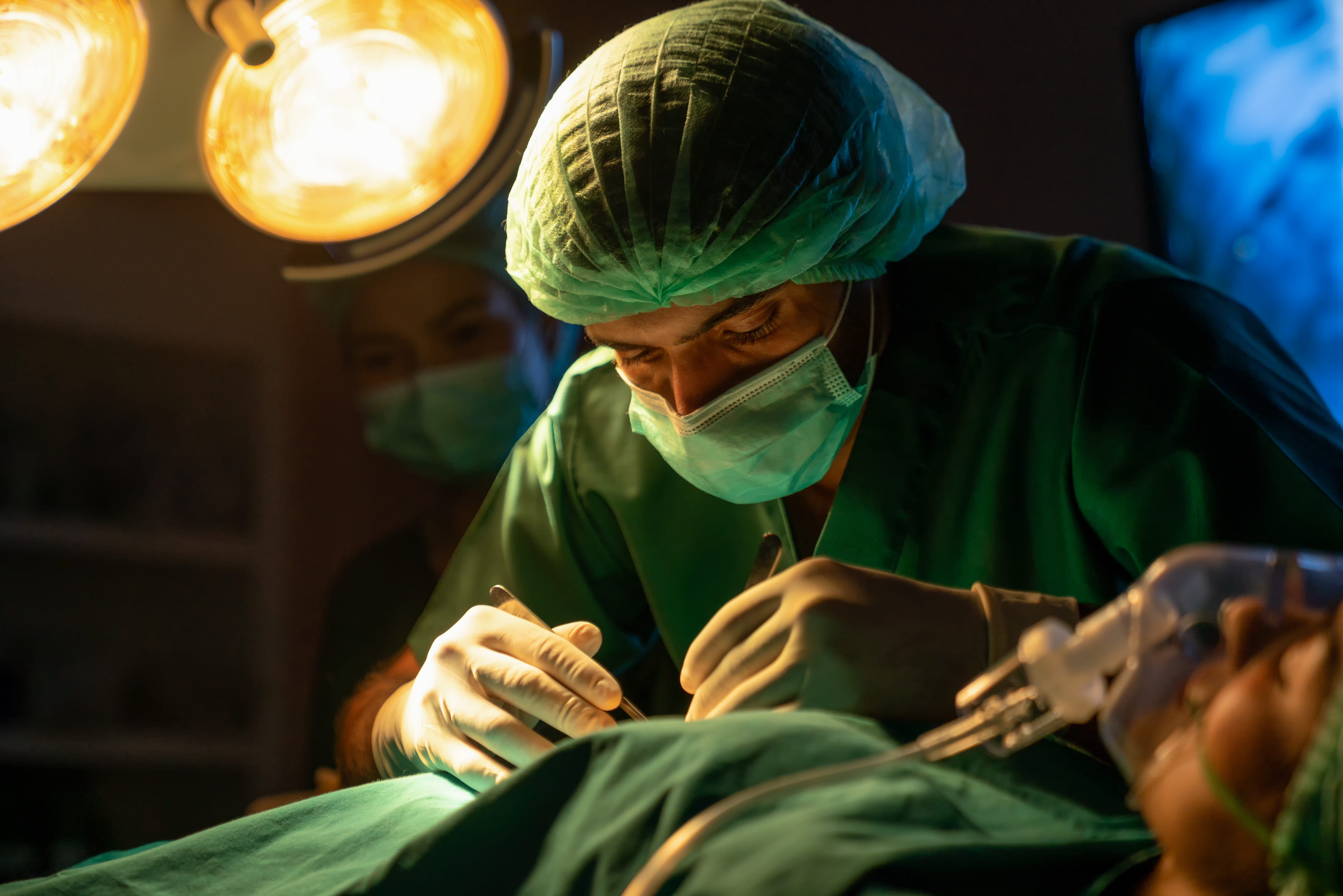A plastic surgeon