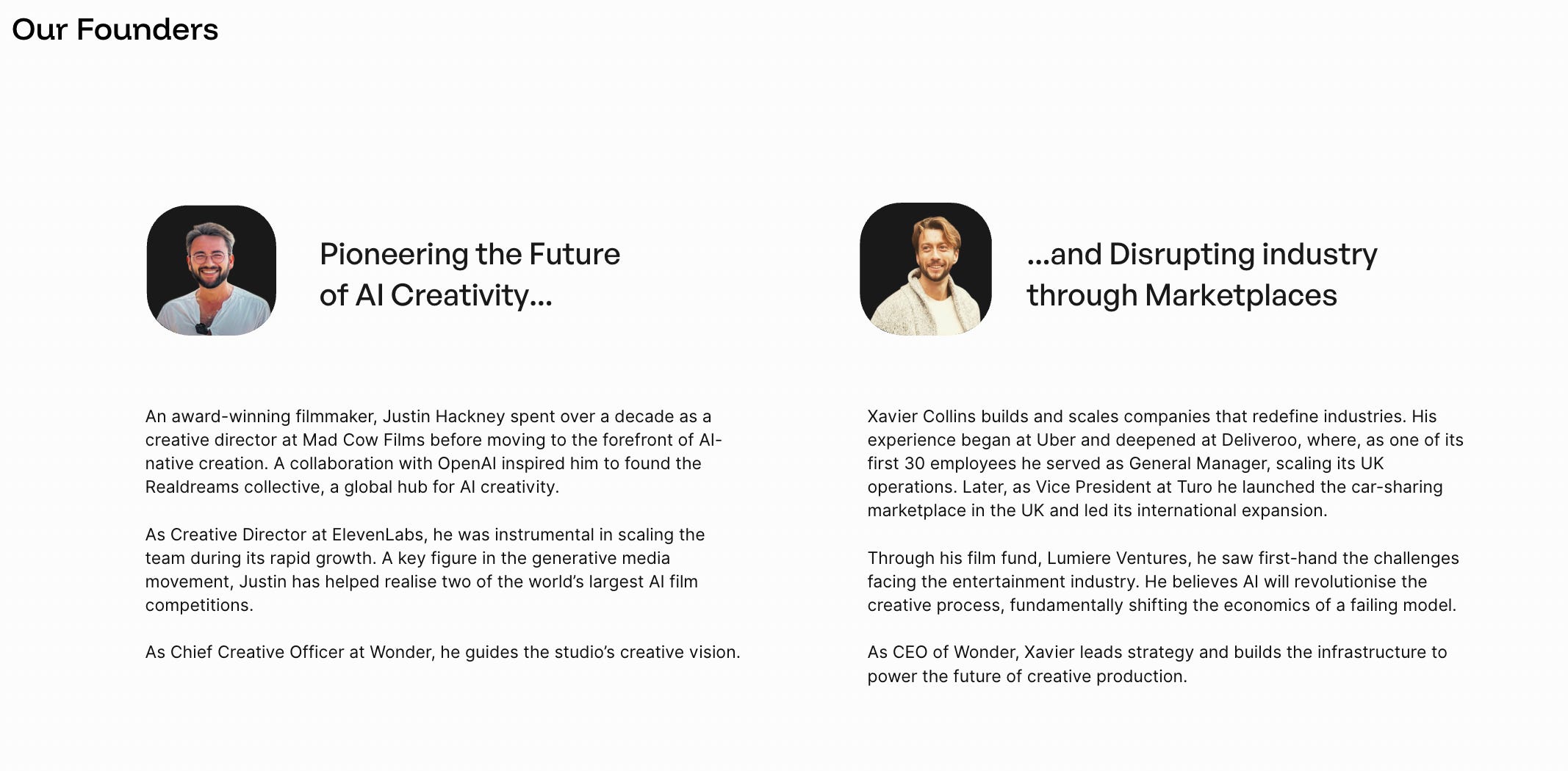 Wonder Studios pitch deck 5