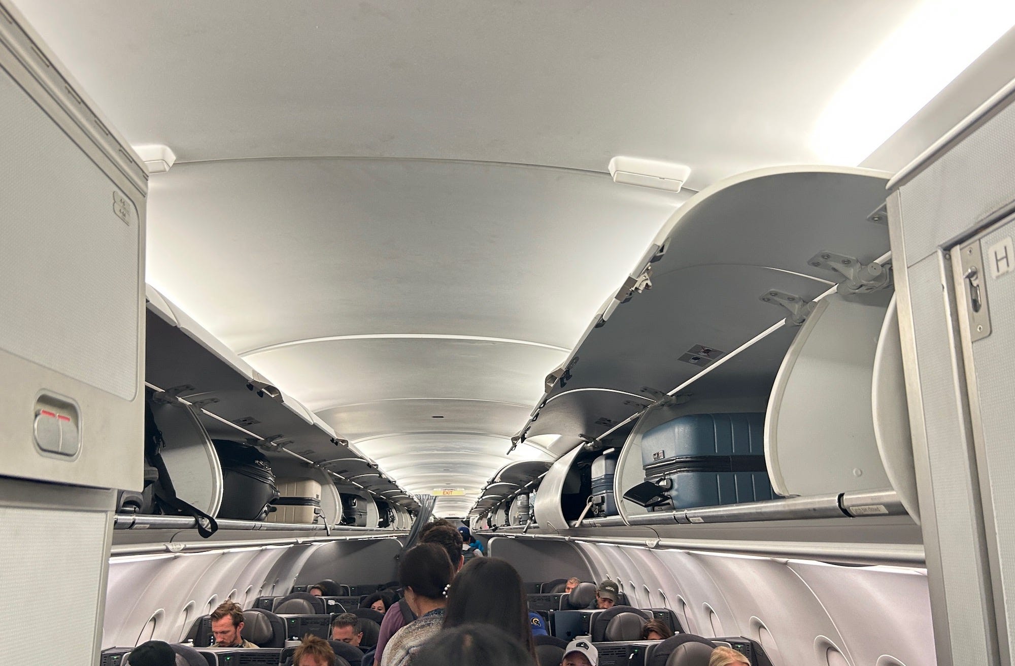 Boarding American Airlines LAX to NYC flight