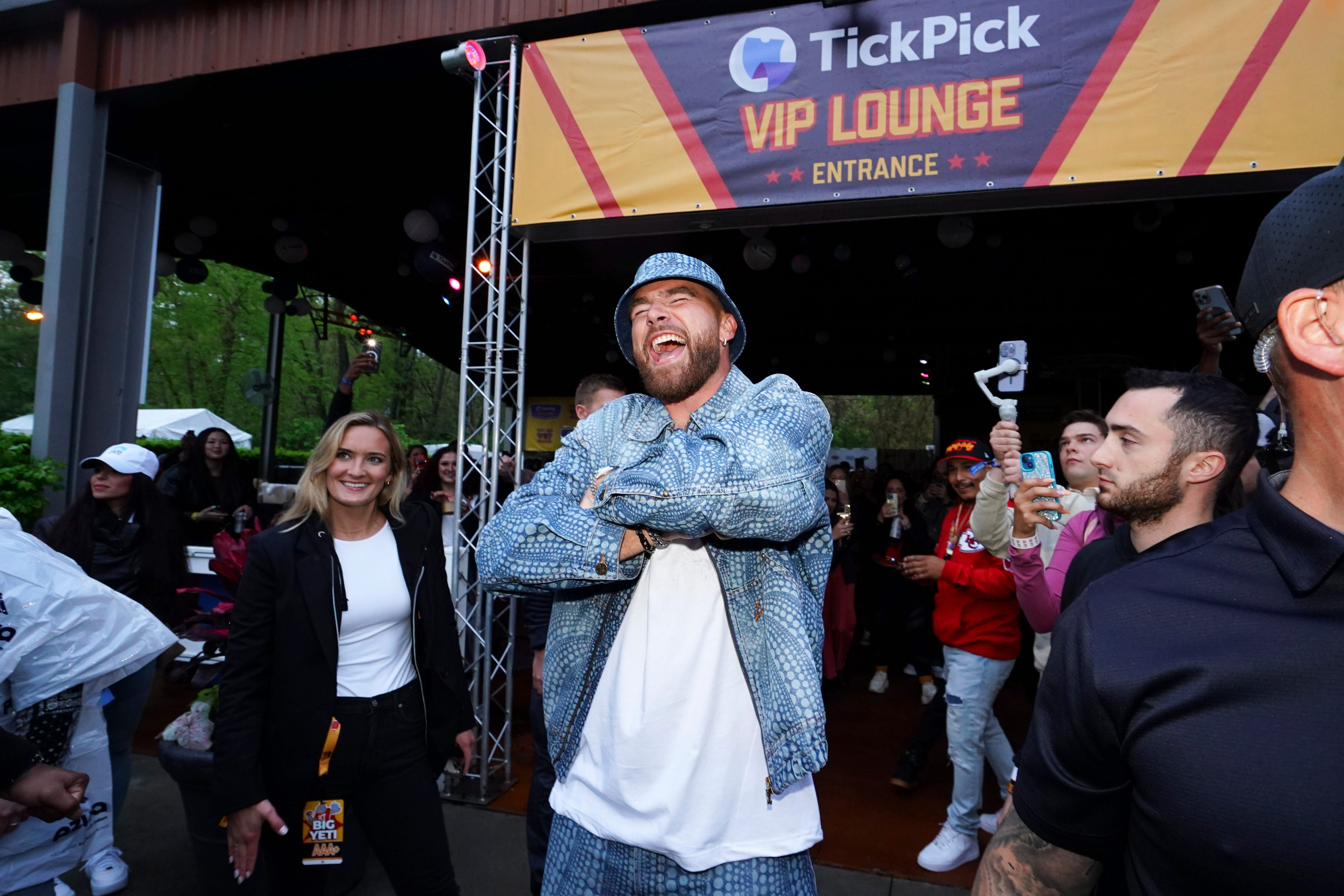 Travis Kelce at Kelce Jam in 2023.