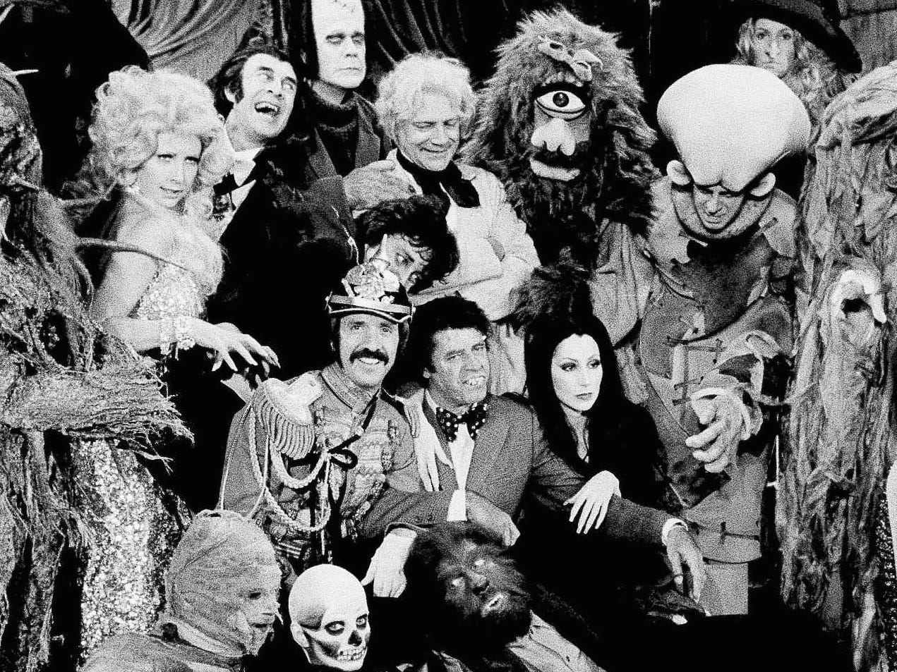 The cast of